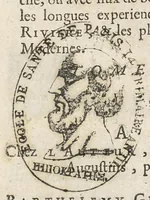 An illustration from Le Tresor de la medecine contenant l'Anatomie ou division des parties du corps humain, les maladies ausquelles elles sont sujettes, le regime de vivre...tome premier (1697)