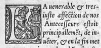 An illustration from Anthidote contre la peste, auquel est contenu les causes et remedes d'icelle (1545)