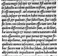 An illustration from Alexandri Aphrodisei medici et philosophi praecellentis, de febrium causis et differentiis opusculum a Georgio Valla Placentino latinitate donatum. In librum Ioannis Damasceni principis Arabum medici, de exquisita febrium curatione compendiosum diegema Albano Torino authore. Eiusdem aphorismorum libellus eodem Torino paraphraste. Ad haec Simonis Grynaei ... medicinae commentatio [i.e. commendatio] sive encomium. Praesagium experientia confirmatum Galeni Georgio Valla ... interprete (1542)
