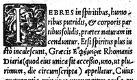 Picture 5 of 13 from Alexandri Aphrodisei medici et philosophi praecellentis, de febrium causis et differentiis opusculum a Georgio Valla Placentino latinitate donatum. In librum Ioannis Damasceni principis Arabum medici, de exquisita febrium curatione compendiosum diegema Albano Torino authore. Eiusdem aphorismorum libellus eodem Torino paraphraste. Ad haec Simonis Grynaei ... medicinae commentatio [i.e. commendatio] sive encomium. Praesagium experientia confirmatum Galeni Georgio Valla ... interprete (1542), leaf 94