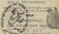 An illustration from Traité des fievres malignes et pourprées ; dans lequel on propose un système nouveau sur la nature de ces mêmes fièvres... (1695)