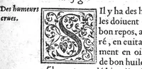 An illustration from De la maniere de preserver de la Pestilence, et den guerir, selon les bons Autheurs, par Benoit Textor Medecin, natif de Pont de Vaux en Bresse, (1551)