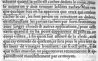 An illustration from De la maniere de preserver de la Pestilence, et den guerir, selon les bons Autheurs, par Benoit Textor Medecin, natif de Pont de Vaux en Bresse, (1551)