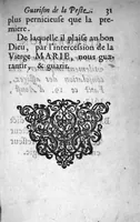 An illustration from La chasse-peste ou les remedes singuliers ou familiers... (1617)