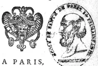 Picture 1 of 3 from Traicté de la peste…faict par le College des maistres chirurgiens jurez de Paris, (1619), leaf 0