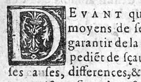 An illustration from Traicté de la peste…faict par le College des maistres chirurgiens jurez de Paris, (1619)