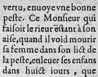 An illustration from Remedes souverains contre la peste & la mort soudaine. Avec des Prieres pour cet effet. (1629)