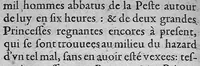 An illustration from Problème sur la nature, préservation et cure de la maladie pestilentielle (1607)