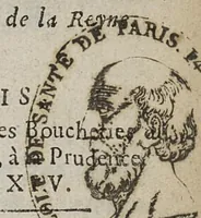 An illustration from Observations curieuses et nouvelles sur l'art de guerir la maladie venerienne, ou grosse verolle. Et les accidens qu'elle produit dans tous ses degrez, expliquez par les principes de la Nature & des Mechâniques, avec les mouvemens, les actions & les effets du Mercure, & de ses autres remedes... (1674)