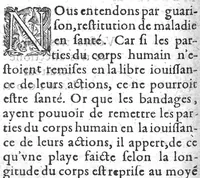 An illustration from Recueil de problemes medicinaux et chirurgicaux, (1617)