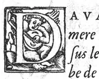 An illustration from Deux livres de chirurgie, I. De la generation de l’homme, et maniere d’extraire les enfans hors du ventre de la mere, ensemble ce qu’il faut faire pour la faire mieux, et plus tost accoucher, avec la cure de plusieurs maladies qui luy peuvent survenir. 2. Des monstres tant terrestres que marins, avec leurs portrait. Plus un petit traité des plaies faites aux parties nerveuses. Par Ambroise Paré, premier Chirurgien du Roy, et juré à Paris, (1573)