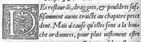 An illustration from La Practique de Maistre Pierre Bocellin, chyrurgien et citoyen de la noble cité de Belleys en Savoye, sur la matière de la contagieuse et infective maladie de lèpre (1540)