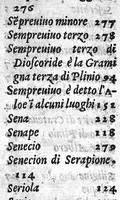An illustration from Semplici dell' eccellente M. Luigi Anguillara, liquali in piu pareri a diuersi nobili huomini scritti appaiono, et nuouamente da M. Giovanni Marinello mandati in luce (1551)