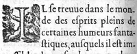 An illustration from L'Hospital des fols incurables... (1620)