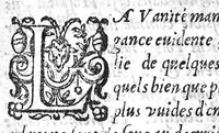 An illustration from L'Hospital des fols incurables... (1620)