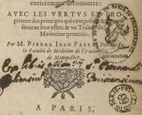 An illustration from L'Abrégé des secrets chymiques ou l'on void la nature des animaux vegetaux & mineraux entierement decouverte (1636)