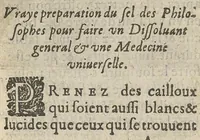 An illustration from Recueil des plus curieux et rares secrets tirés des manuscrits de feu Mr Joseph Du Chesne, Sieur de la Violette... (1648)