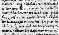 An illustration from Aromatum, fructuum, et simplicium aliquot medicamentorum ex India utraque, et Orientali et Occidentali, in Europam delatorum, quorum jam est usus plurimus, historia brevis ... Conscripta primum Hispanice ... nunc Latine edita opera et ac studio Israelis Spachii Med. D. & Prof. Argentineusis cum notis marginalibus atque indice (1601)