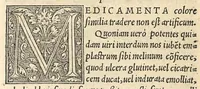 An illustration from Apparatus et delectus simplicium medicamentorum : De compositione medicamentorum secundum genera, ex Paulo Aegineta. De compositione medicamentorum secundum genera universalis methodus, ex Galeno. Omnia nunc primùm aedita, cùm medicis, tum pharmacopolis omnib. apprimè necessaria ... (1542)