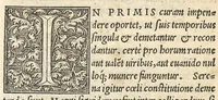 An illustration from Apparatus et delectus simplicium medicamentorum : De compositione medicamentorum secundum genera, ex Paulo Aegineta. De compositione medicamentorum secundum genera universalis methodus, ex Galeno. Omnia nunc primùm aedita, cùm medicis, tum pharmacopolis omnib. apprimè necessaria ... (1542)