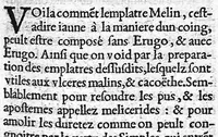 Picture 6 of 11 from Opuscules de divers autheurs medecins, redigez ensemble pour le proufit et utilité des Chirurgiens. Reveuz et corrigez de nouveau, avec leur Indice (1552), leaf 198