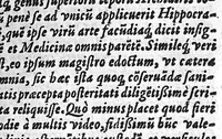 An illustration from Commentarii de sanitate tuenda in primum librum de Re medica Aurel. Cornelii Celsi (1558)