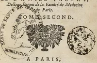 An illustration from Nouvelle pratique des maladies aigues et de toutes celles qui dependent de la fermentation des liqueurs. tome second (1698)