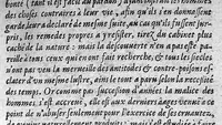 An illustration from Régime de l'école de Salerne, traduit et commenté par Michel Le Long (1637)