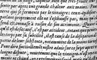 An illustration from Régime de l'école de Salerne, traduit et commenté par Michel Le Long (1637)