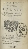 An illustration from Traité de l'usage du lait (1684)