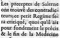Picture 7 of 30 from Régime de santé pour se procurer une longue vie et une vieillesse heureuse, fondé sur la maxime de médecine ″a laedentibus et juvantibus″, avec la réponse à la critique par le sieur de La Cour (1690), leaf 52