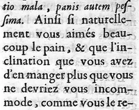 An illustration from Régime de santé pour se procurer une longue vie et une vieillesse heureuse, fondé sur la maxime de médecine ″a laedentibus et juvantibus″, avec la réponse à la critique par le sieur de La Cour (1690)