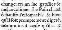 An illustration from Les règles de la santé, ou le véritable régime de vivre que l'on doit observer dans la santé et dans la maladie, et une table qui contient par alphabet les facultez et vertus de tous les alimens tirez des plantes et des animaux dont on use ordinairement, par A. P..... (1684)