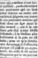 An illustration from Les règles de la santé, ou le véritable régime de vivre que l'on doit observer dans la santé et dans la maladie, et une table qui contient par alphabet les facultez et vertus de tous les alimens tirez des plantes et des animaux dont on use ordinairement, par A. P..... (1684)
