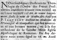 An illustration from L'art de vivre longuement sous le nom de Medee... (1633)