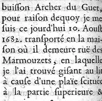 Picture 40 of 56 from La doctrine des raports de chirurgie fondée sur les maximes d'usage et sur la disposition des nouvelles ordonnances (1684), leaf 242