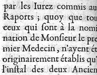 Picture 11 of 56 from La doctrine des raports de chirurgie fondée sur les maximes d'usage et sur la disposition des nouvelles ordonnances (1684), leaf 60