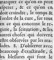 An illustration from La doctrine des raports de chirurgie fondée sur les maximes d'usage et sur la disposition des nouvelles ordonnances (1684)