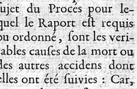 An illustration from La doctrine des raports de chirurgie fondée sur les maximes d'usage et sur la disposition des nouvelles ordonnances (1684)