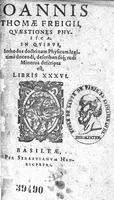 An illustration from Quaestiones physicae (1585)
