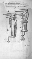 An illustration from Annotations de M. Laur. Joubert, sur toute la chirurgie de M. Gui de Chauliac. Avec l’interpretation des langues dudict Gui (c’est à dire, l’explication de ses termes plus obscurs) divisee en quatre Classes : la chascune estant rengee selon l’ordre de l’alphabet (1584)