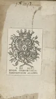 An illustration from Nouvelles formules de medecine latines et francoises, pour le Grand-Hôtel-Dieu de Lyon utiles aux autres hôpitaux, tant des villes que des armées, & aux jeunes medecins, chirurgiens & apothicaires composées...augmentées d'un traité de la verole ; seconde edition (1699)