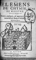 Picture 1 of 7 from Les elemens de chymie de maistre Beguin, reveus, expliquez, & augmentez par Jean Lucas de Roy...quatriesme edition (1626), leaf 0