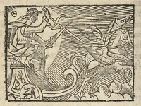 An illustration from La Chiromance et phisiognomie par le regard des membres de l'homme..., le tout mis en françois par Antoine du Moulin masconnois (1638)
