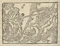 An illustration from La Chiromance et phisiognomie par le regard des membres de l'homme..., le tout mis en françois par Antoine du Moulin masconnois (1638)