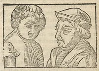 Picture 46 of 63 from La Chiromance et phisiognomie par le regard des membres de l'homme..., le tout mis en françois par Antoine du Moulin masconnois (1638), leaf 160