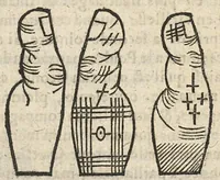 Picture 19 of 63 from La Chiromance et phisiognomie par le regard des membres de l'homme..., le tout mis en françois par Antoine du Moulin masconnois (1638), leaf 88