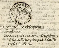 An illustration from Traicté des eaux distillées qu'un apothicaire doit tenir dans sa boutique (1640)