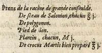 Picture 2 of 3 from La pharmacopée des dogmatiques réformée (1648), leaf 180