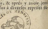 An illustration from Observations de medecine, contenant la guerison de plusieurs maladies considerables. Avec la maniere de bien preparer & administrer les remedes... (1689)